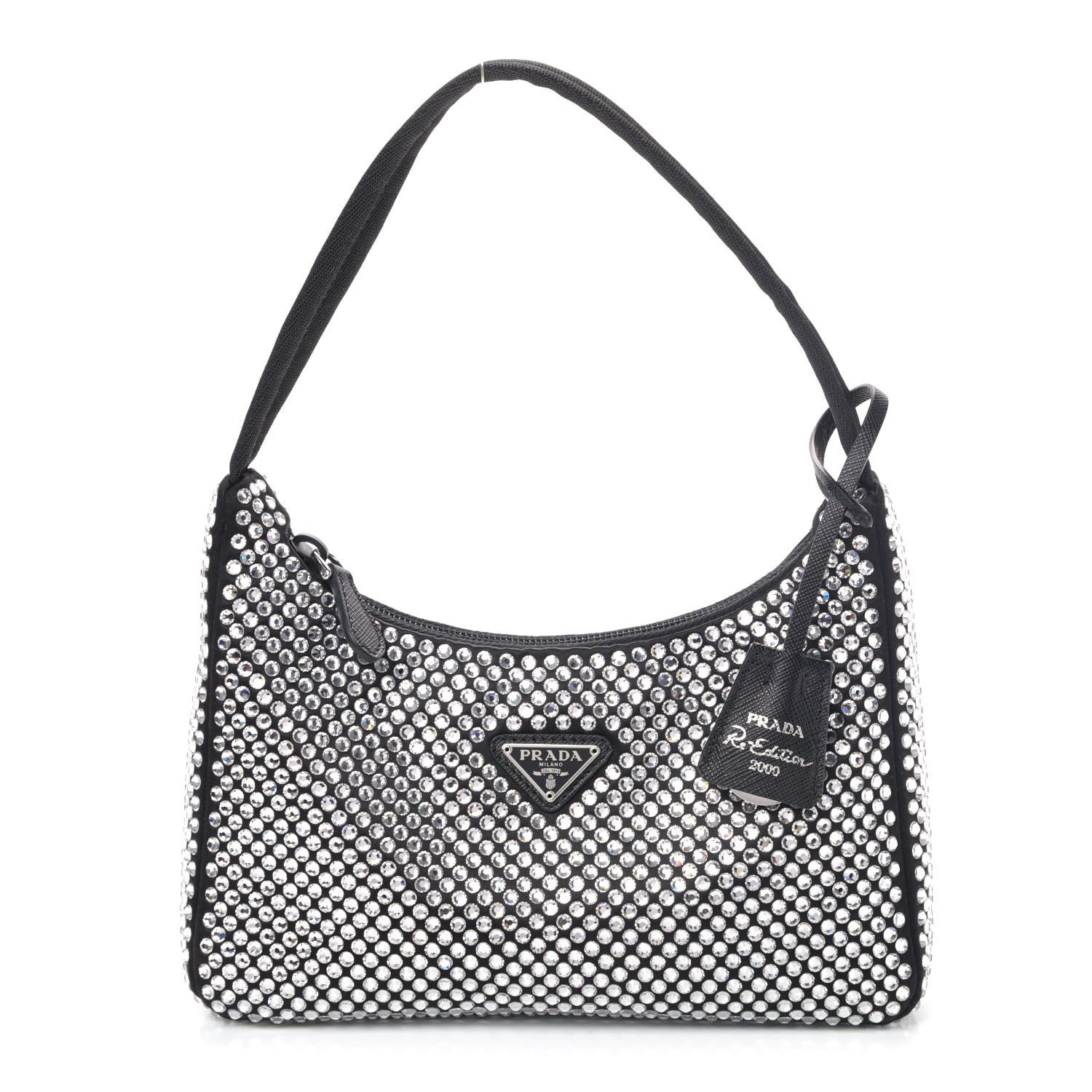 Prada Satin Crystal Mini Re-Edition 2000 Bag Cristal 1 of 4