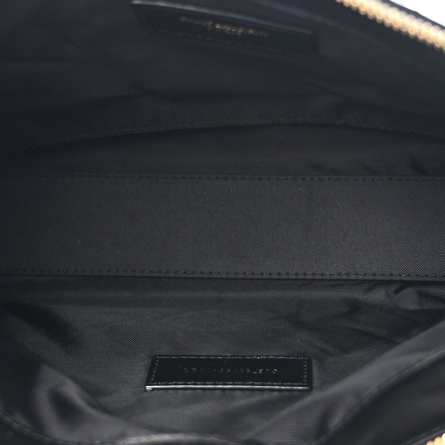 Saint Laurent Lambskin Quilted Gaby Cosmetic Pouch Black 5 of 8