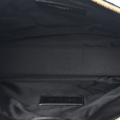 Saint Laurent Lambskin Quilted Gaby Cosmetic Pouch Black 5 of 8