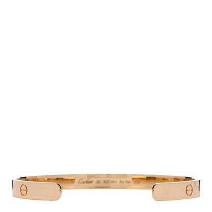 Cartier 18K Yellow Gold LOVE Cuff Bracelet 20 2 of 3