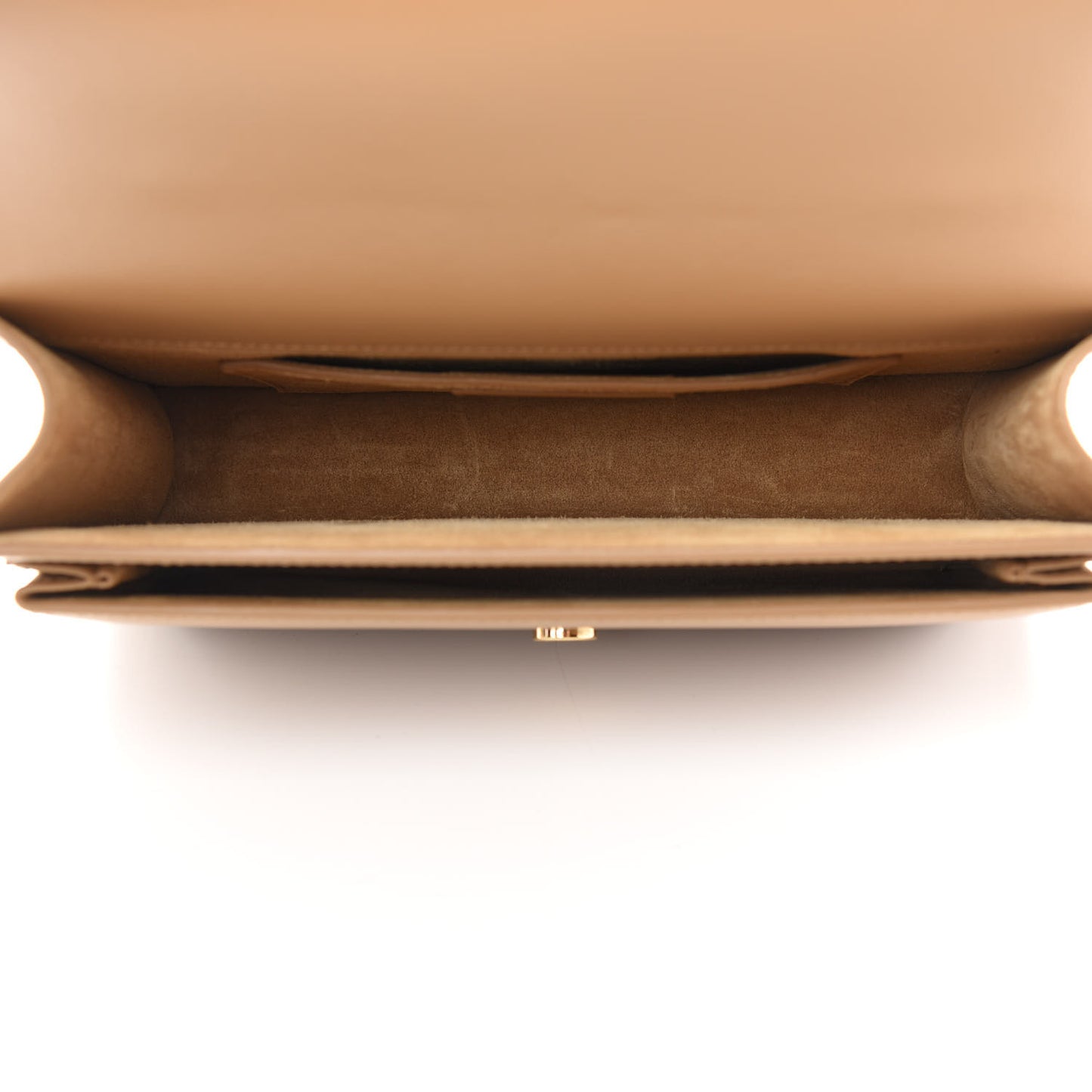 Smooth Calfskin Medium Monogram Sunset Satchel Dark Toffee