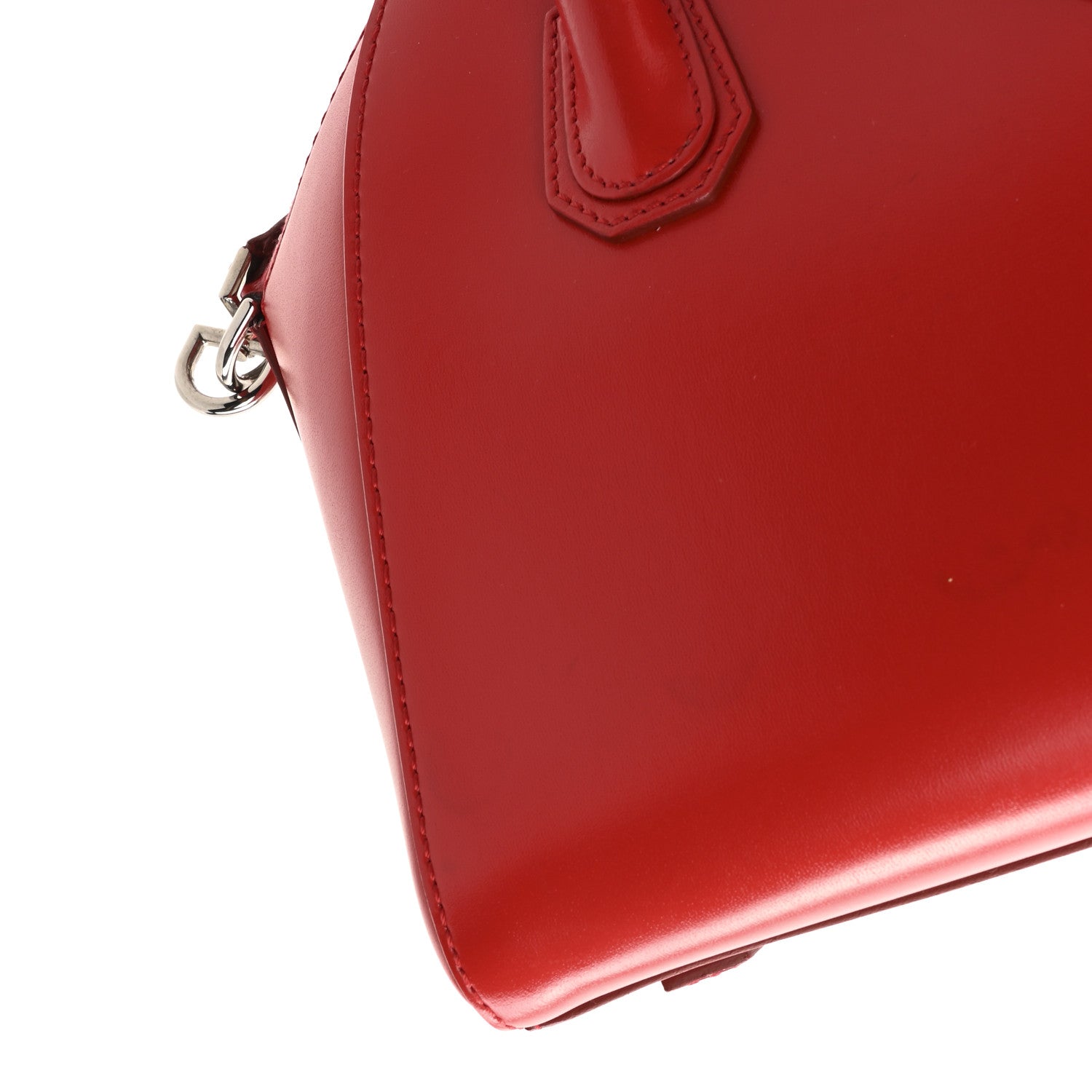 Givenchy Shiny Lord Calfskin Mini Antigona Red 13 of 13