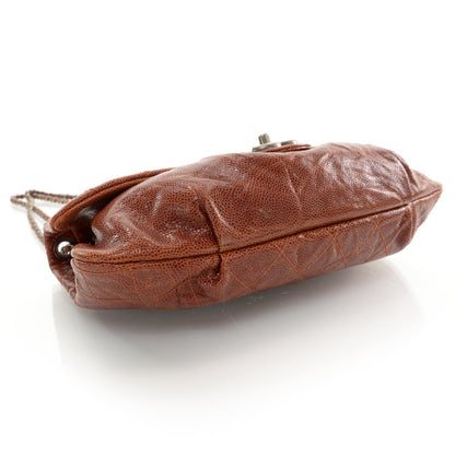 Chanel Caviar Quilted Small Elastic Flap Brown 4 of 10