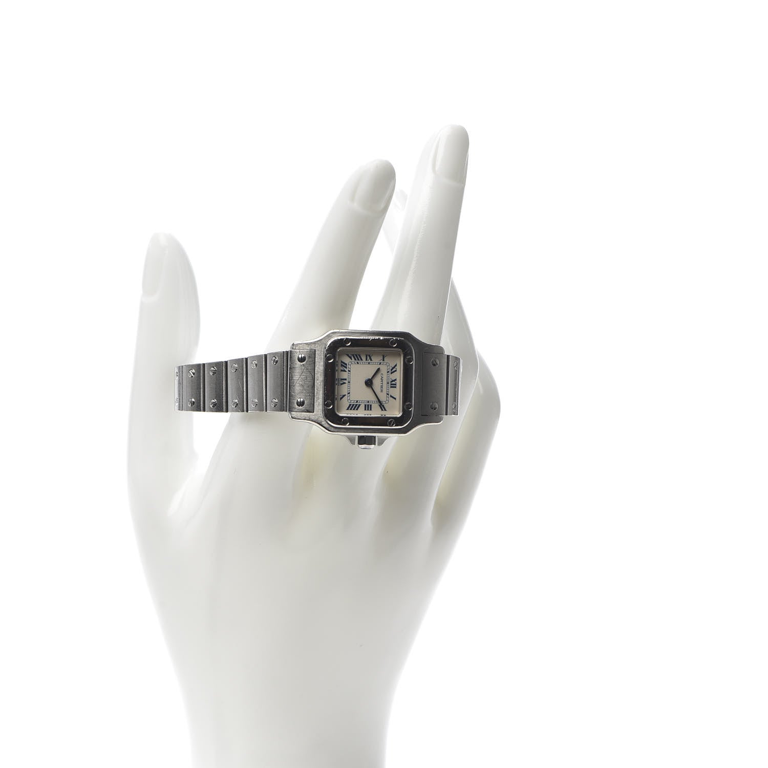 Cartier Stainless Steel 24mm Santos de Galbee Quartz Watch 2 of 6