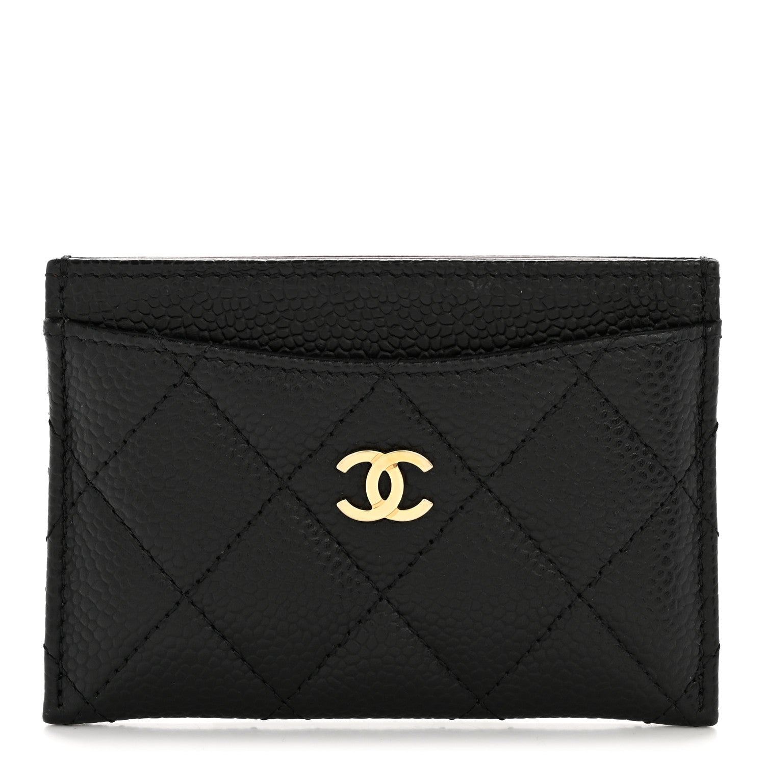 Chanel Caviar Quilted Card Holder Black 1 of 10