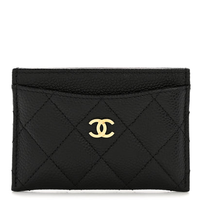 Chanel Caviar Quilted Card Holder Black 1 of 10