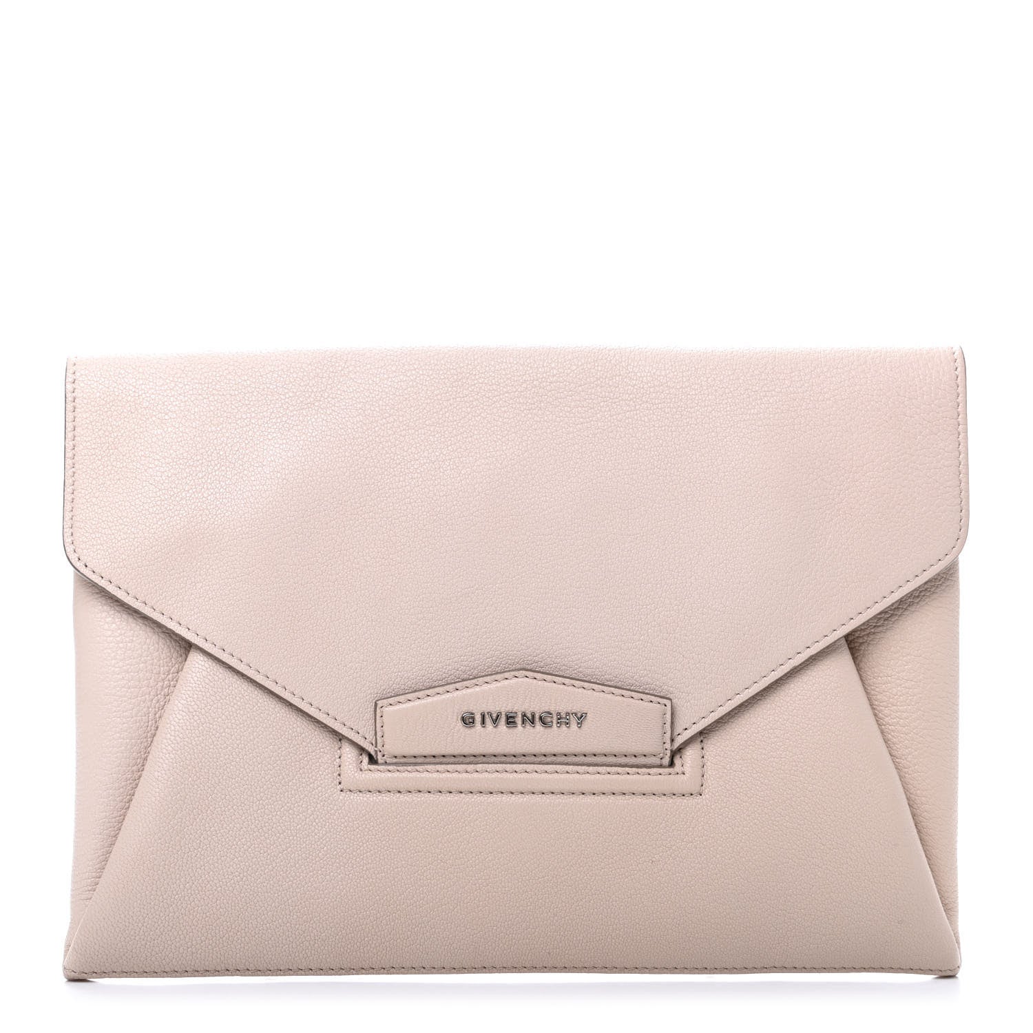Givenchy Sugar Goatskin Medium Antigona Envelope Clutch Nude Pink 1 of 7