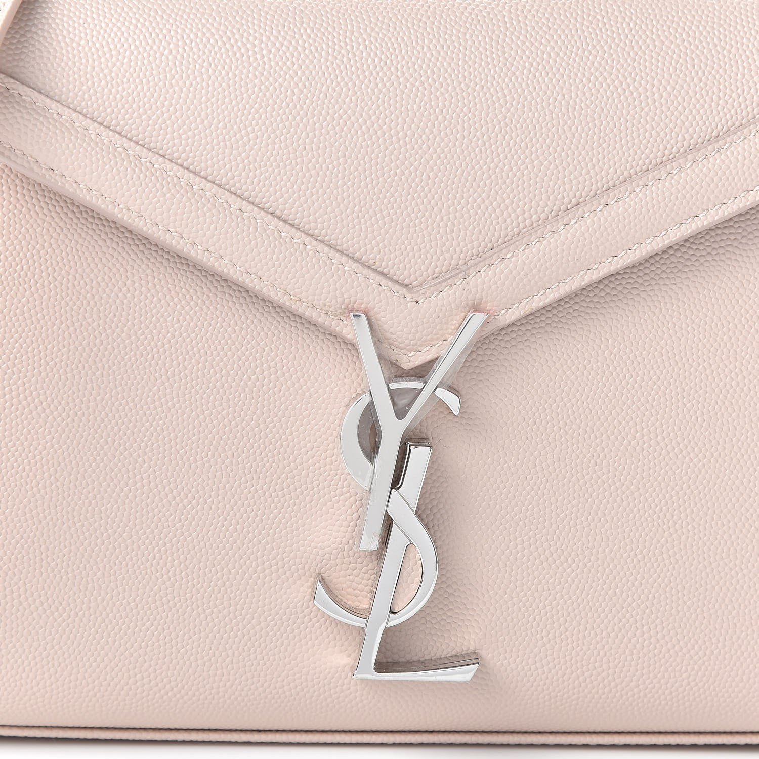 Saint Laurent Grain de Poudre Mini Classic Monogram Cassandra Top Handle Marble Pink 8 of 8