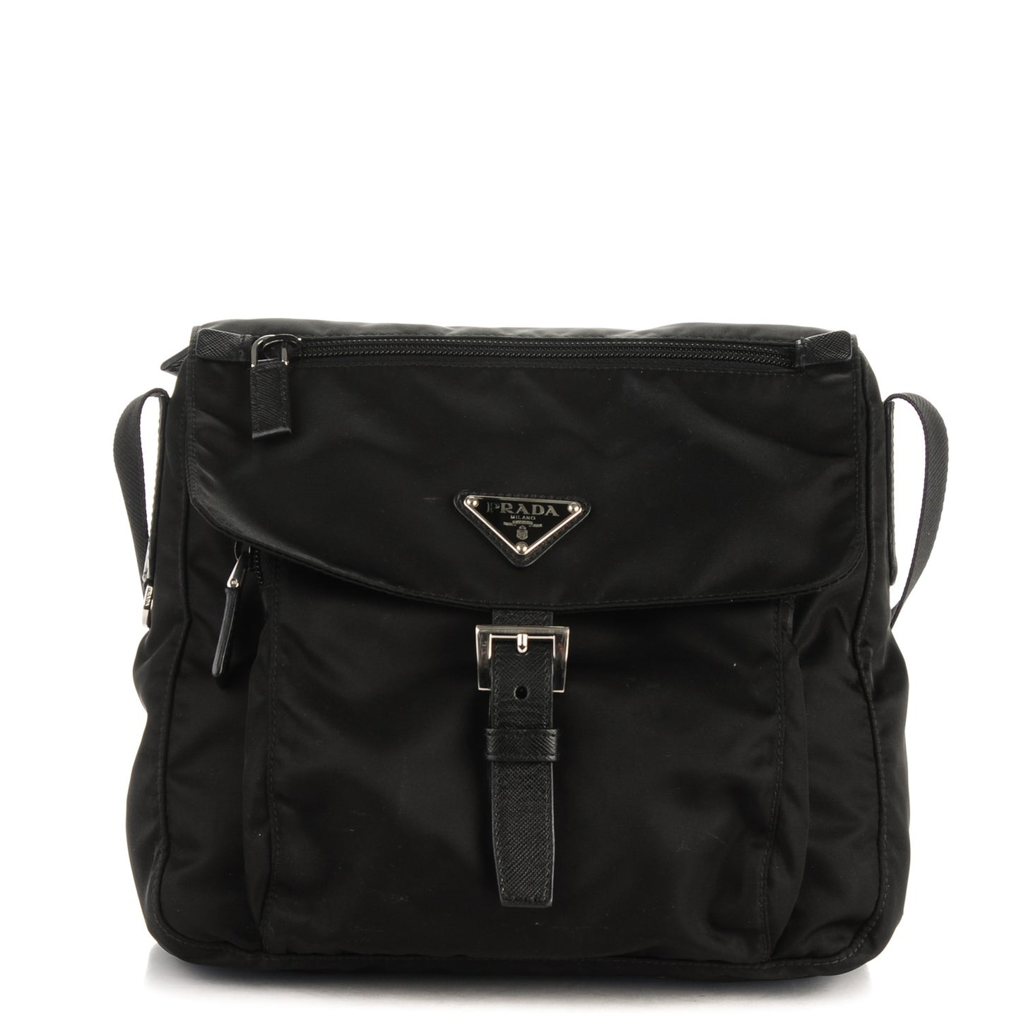 Nylon Vela Messenger Black