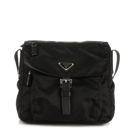 Prada Nylon Vela Messenger Black 1 of 9