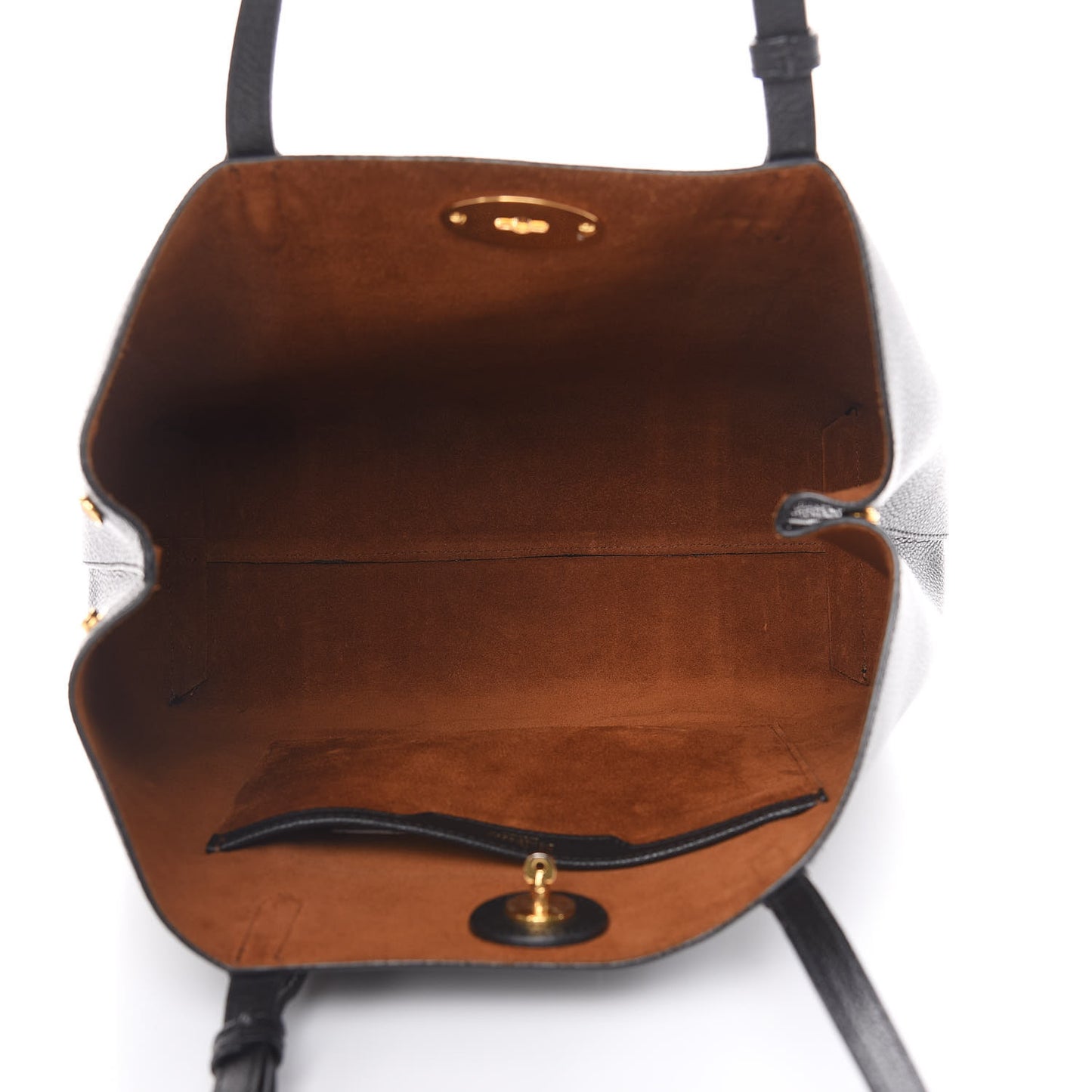 Small Classic Grain Bayswater Tote Black