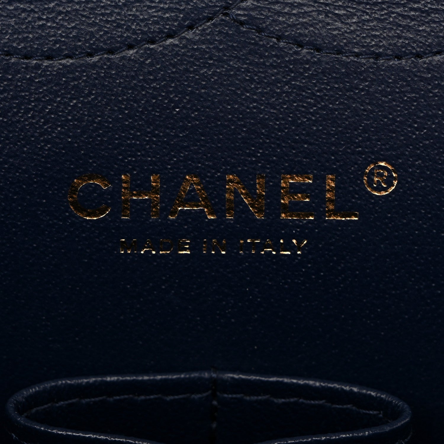 Chanel Caviar Quilted Jumbo Double Flap Navy Blue 6 of 11