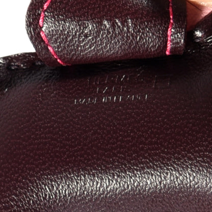 Hermes Milo Lambskin Matte Alligator Touch Grigri Rodeo Horse Bag Charm PM Rouge Sellier Framboise Rose Sakura 3 of 3