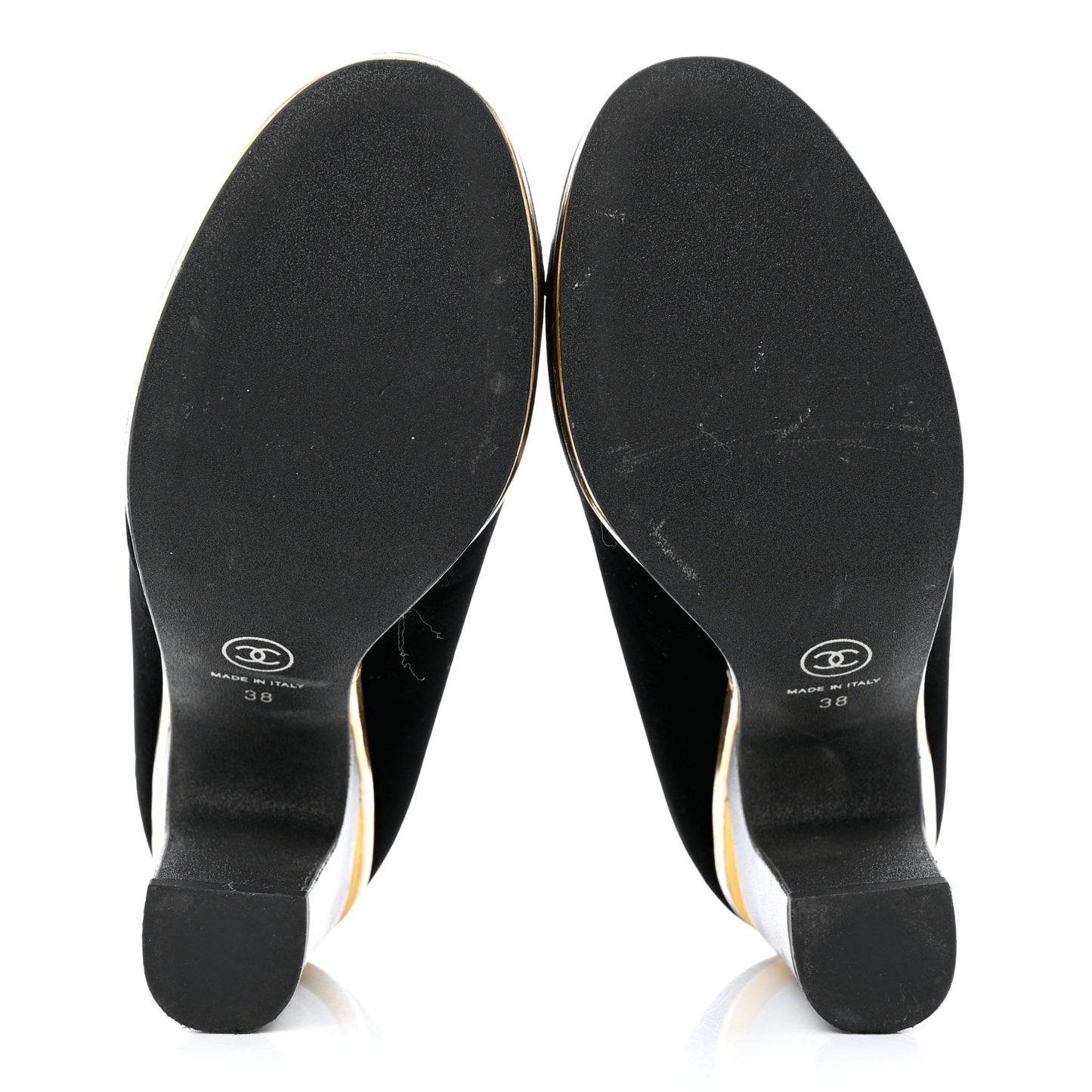 Velvet Satin Cap Toe Pearl Pumps 38 Black