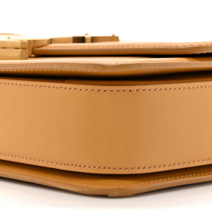 Saint Laurent Box Calfskin Monogram Medium Solferino Satchel Dark Sun 9 of 15