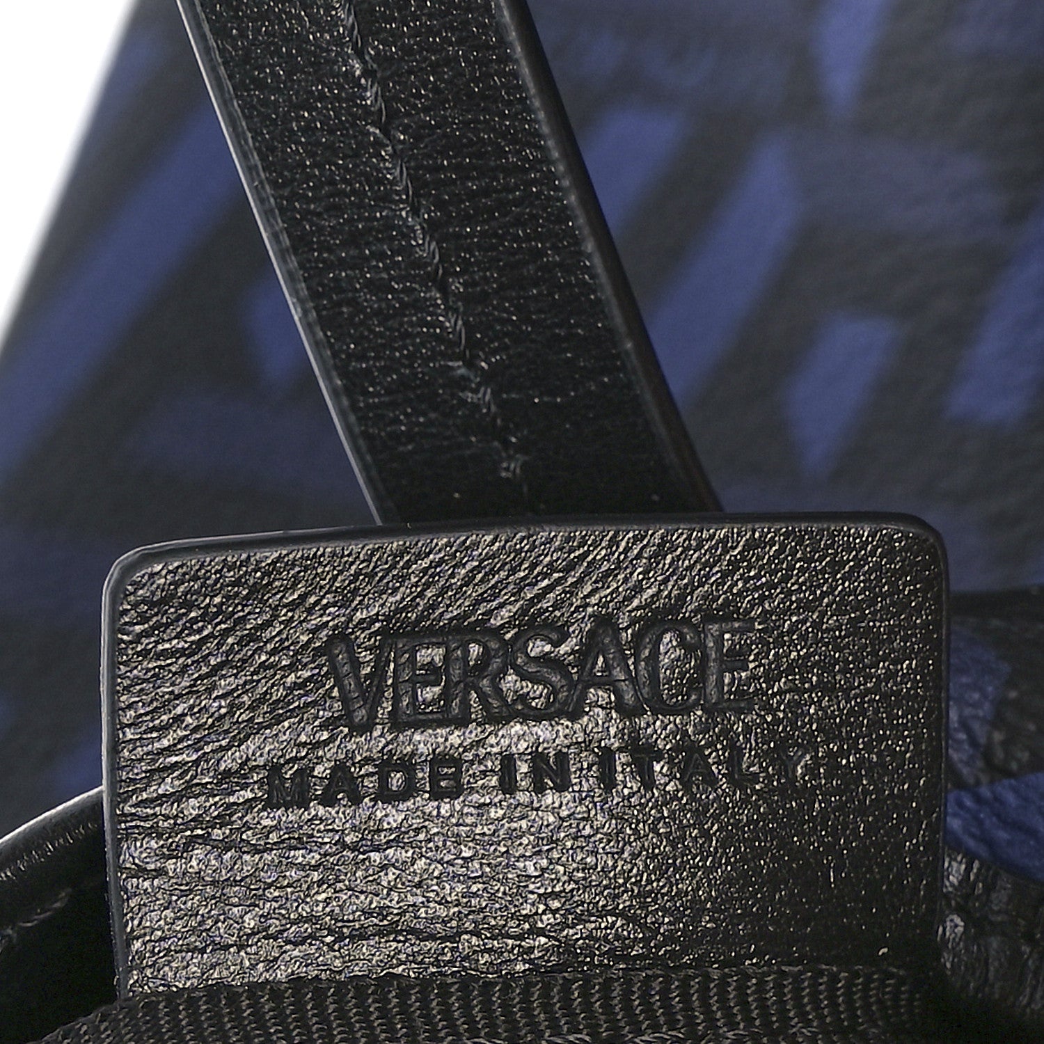 Versace Calfskin Monogram Smile Medusa Tote Multicolor 7 of 12