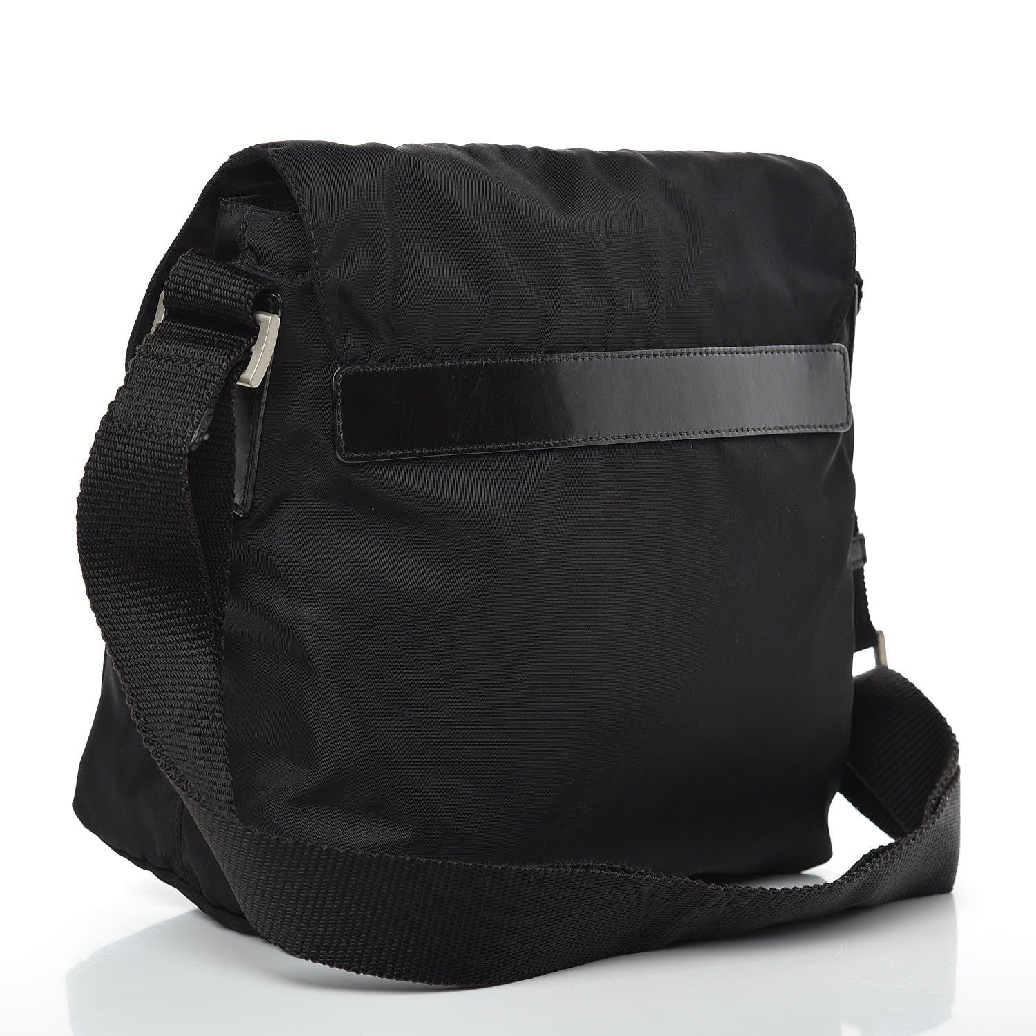 Prada Nylon Vela Messenger Black 3 of 12