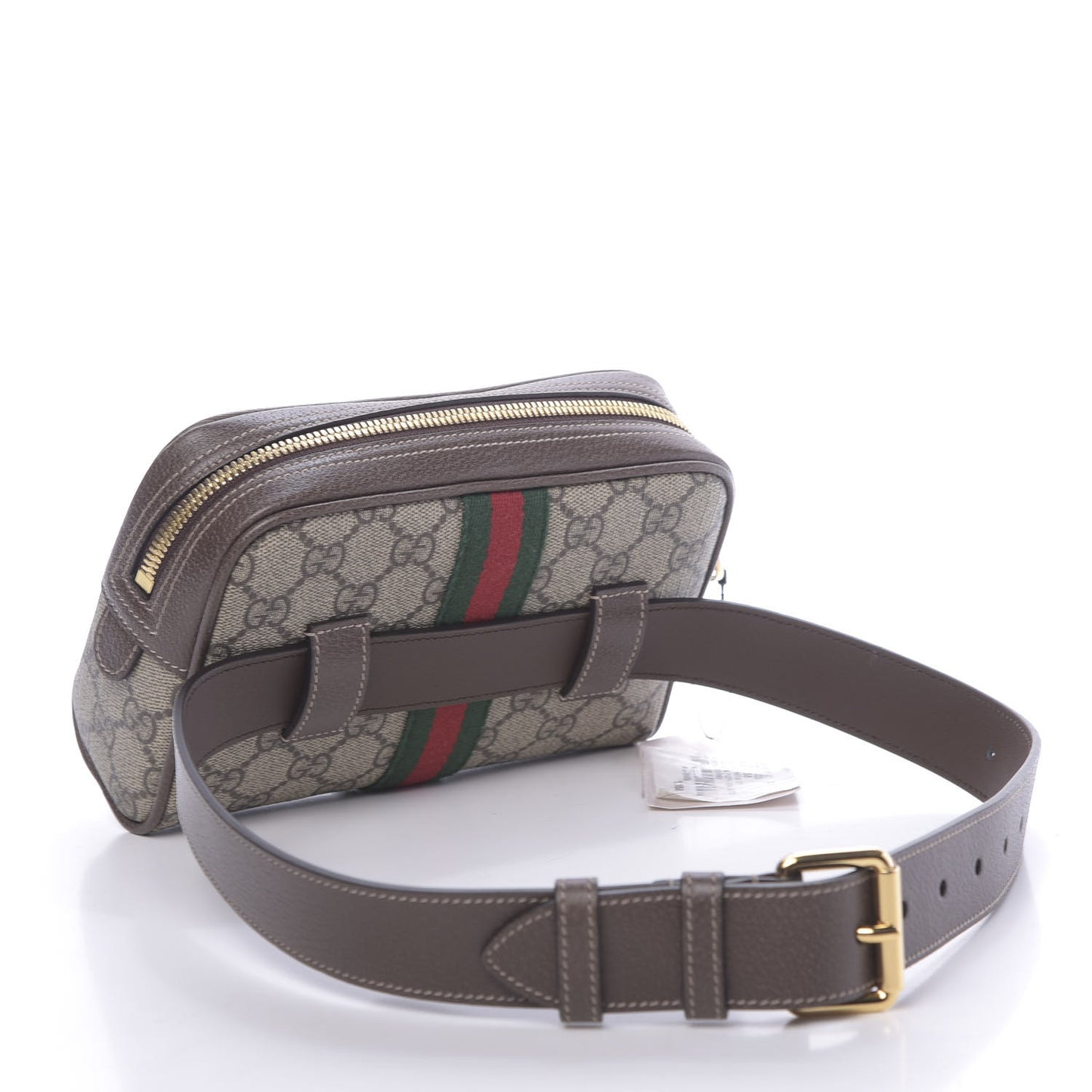 GG Supreme Monogram Small Ophidia Belt Bag 65 26 Dark Brown