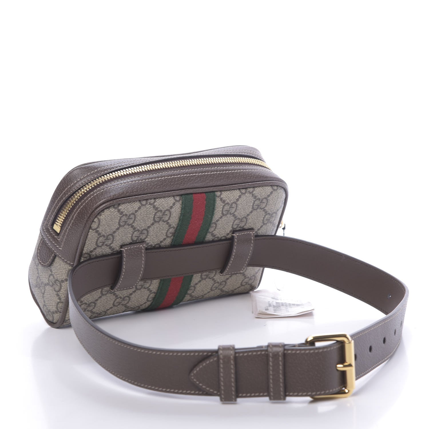 Gucci GG Supreme Monogram Small Ophidia Belt Bag 65 26 Dark Brown 3 of 10