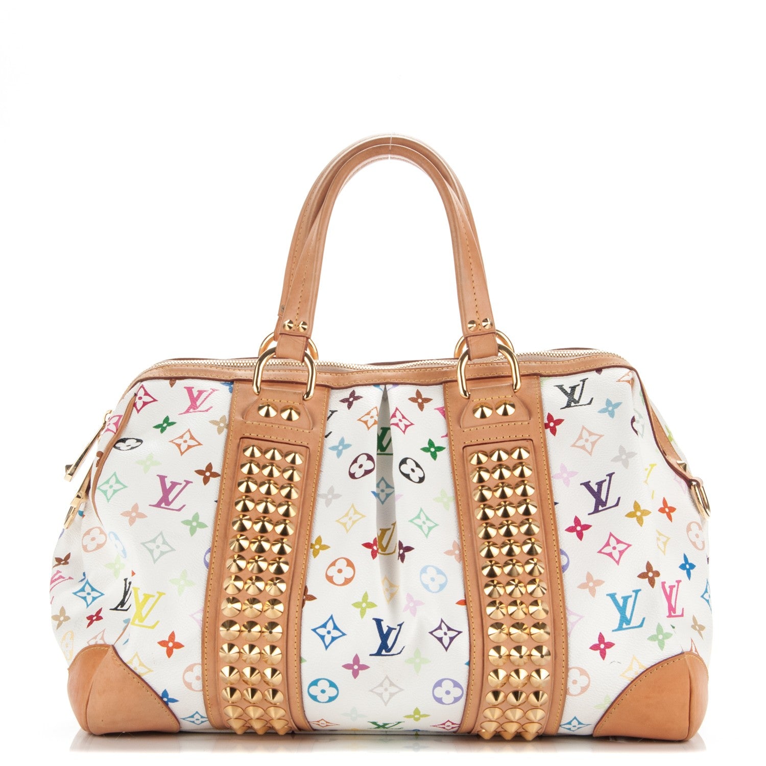 Louis Vuitton Monogram Multicolor Courtney GM White 1 of 9