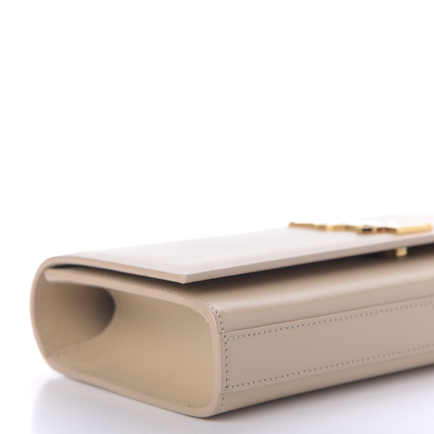Grain De Poudre Classic Monogram Cassandre Clutch Nude Powder
