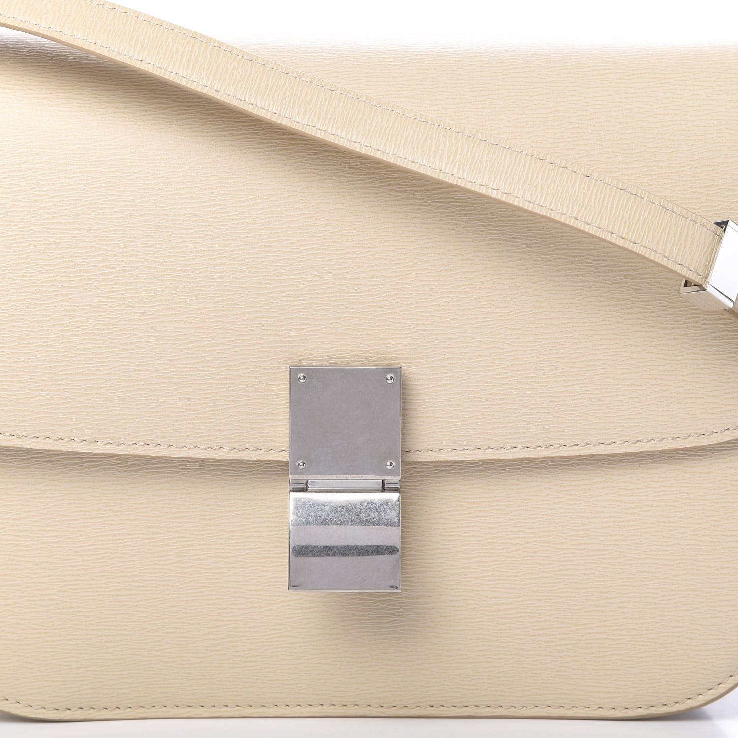 Celine Liege Calfskin Medium Classic Box Flap Bag Linen 8 of 11