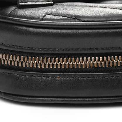 Gucci Calfskin Matelasse GG Marmont Belt Bag 85 34 Black 11 of 13
