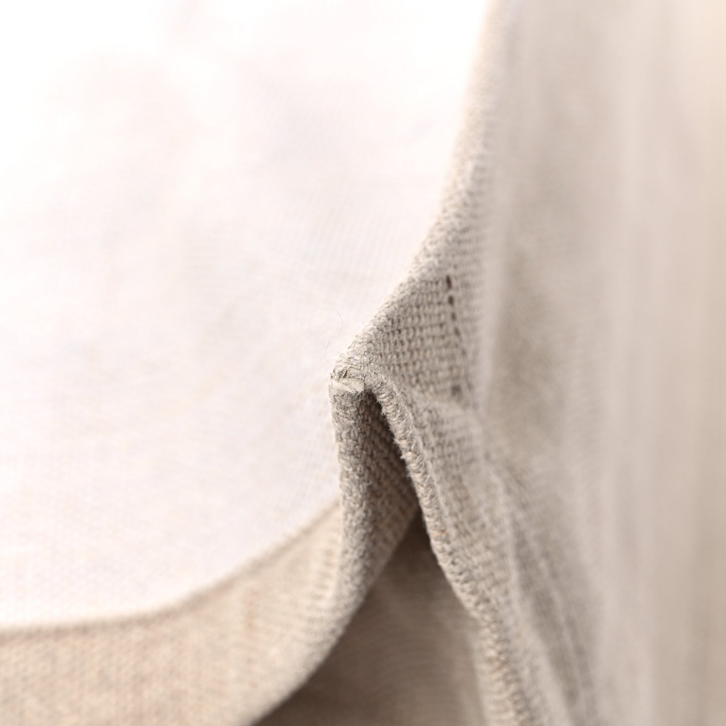 Linen Calfskin Rive Gauche Tote Optic White