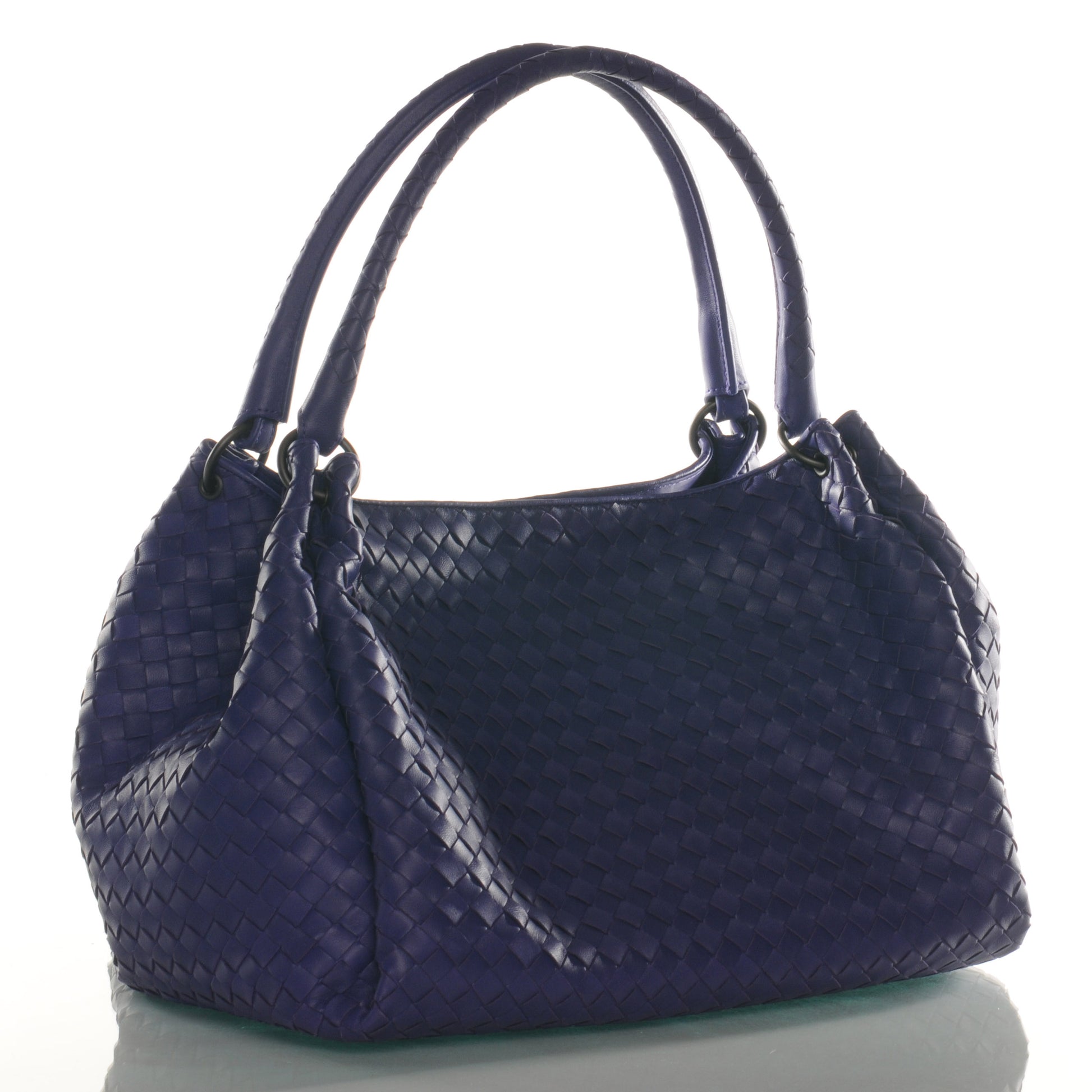 Bottega Veneta Nappa Intrecciato Parachute Bag Anemone 3 of 9