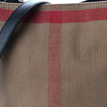 Burberry Canvas Mega Check Mini Ashby Tassel Crossbody Black 10 of 10