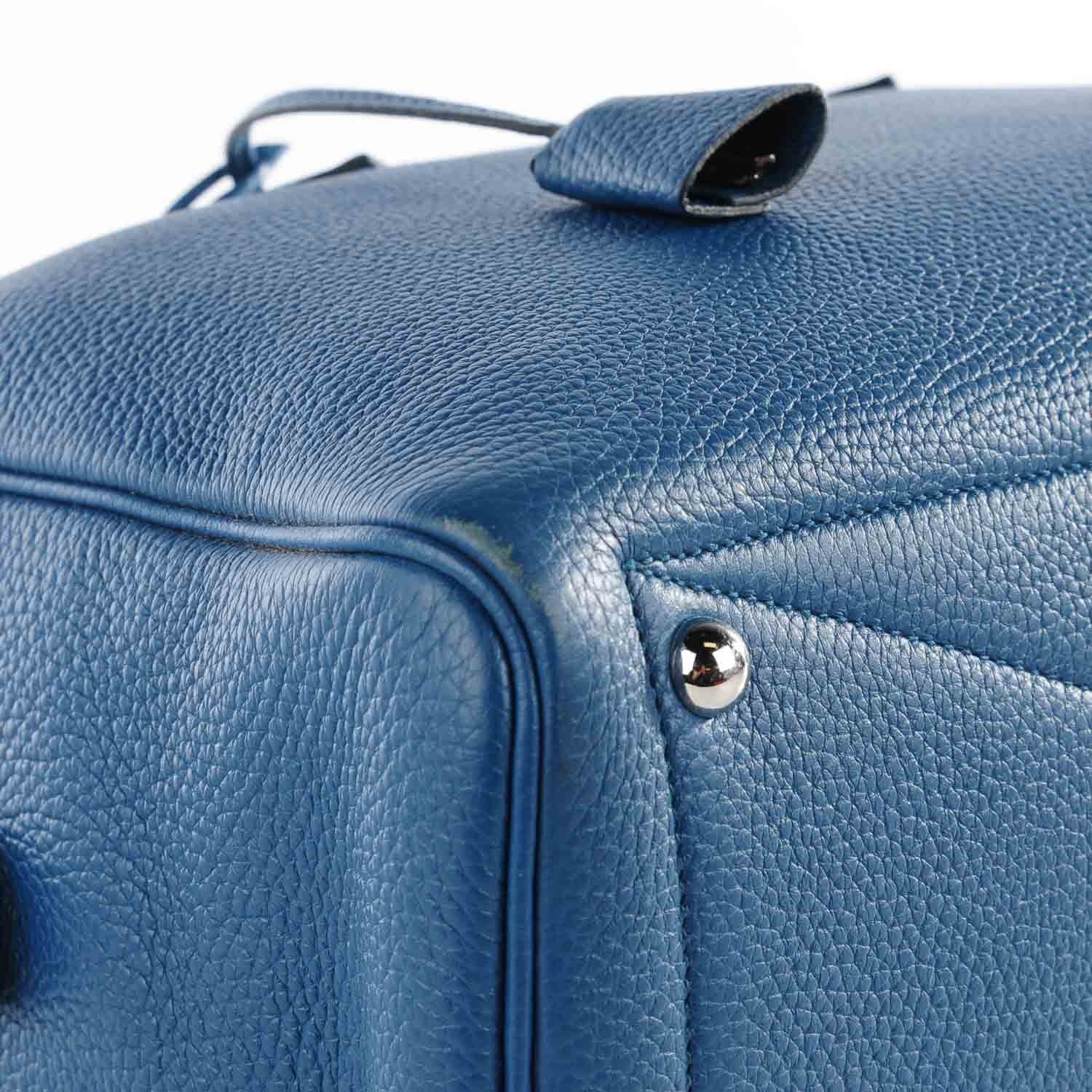Hermes Taurillon Clemence Victoria II 35 Bleu De Galice 16 of 18