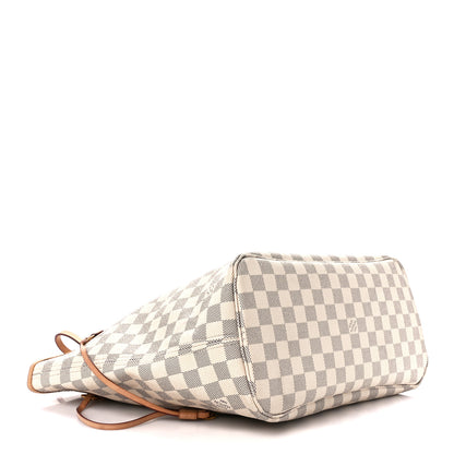 Louis Vuitton Damier Azur Neo Neverfull MM Rose Ballerine 4 of 13