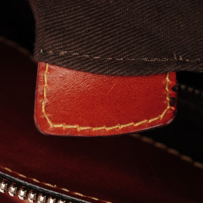 Chloe Calfskin Edith Satchel Whiskey 8 of 9