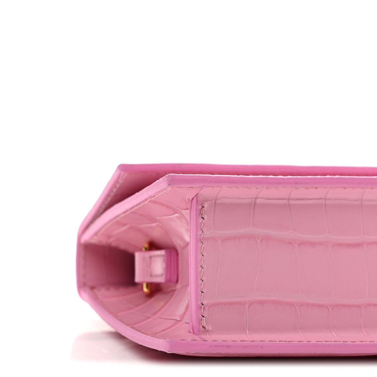 Nubuck Crocodile Embossed Le Chiquito Long Pink