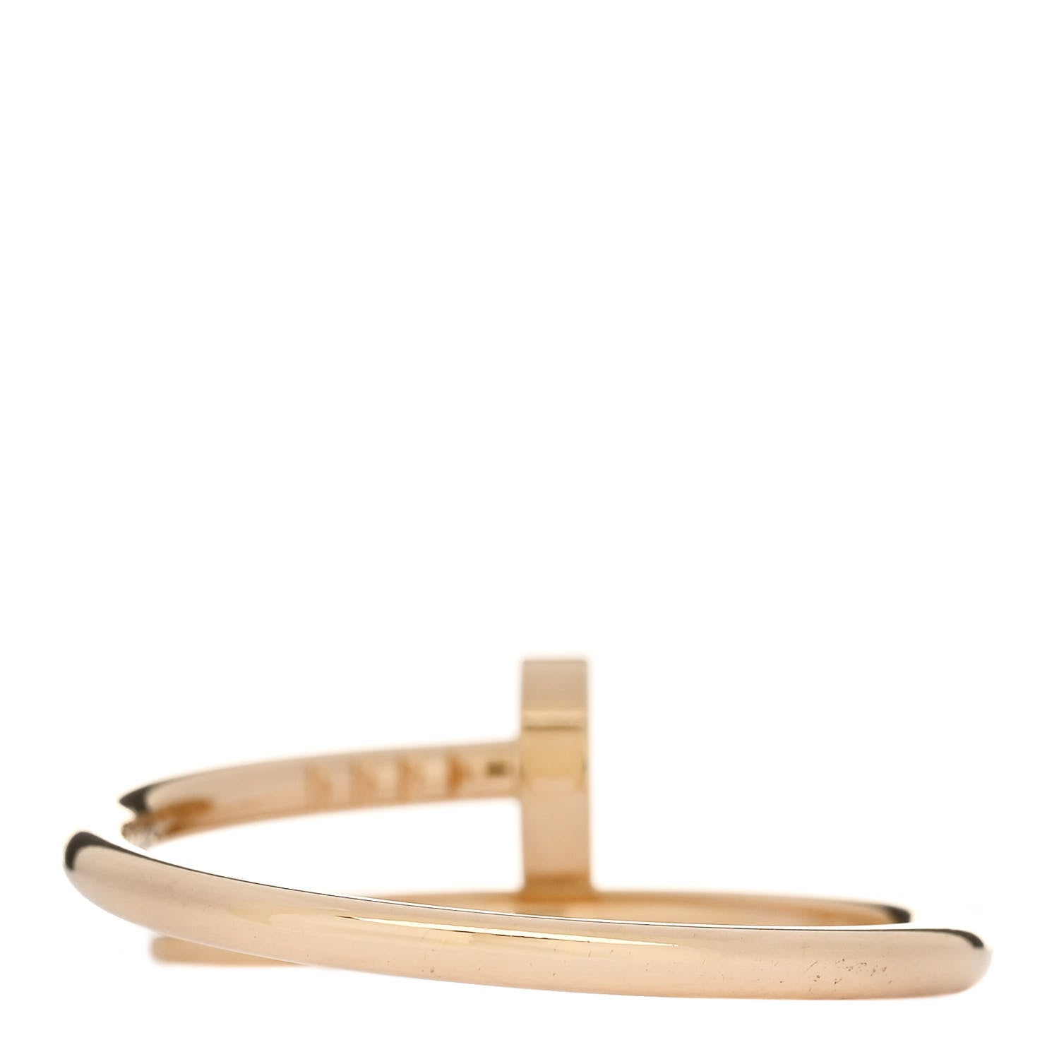 Cartier 18K Yellow Gold Small Juste Un Clou Ring 59 8.75 3 of 5