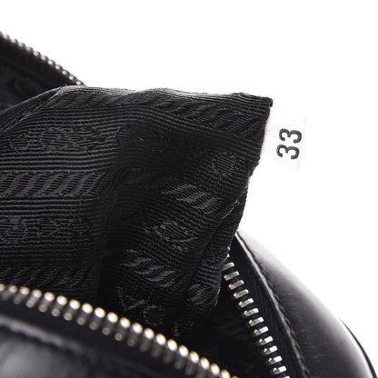 Prada Tessuto Nylon Vitello Small Bowling Bag Black 7 of 20