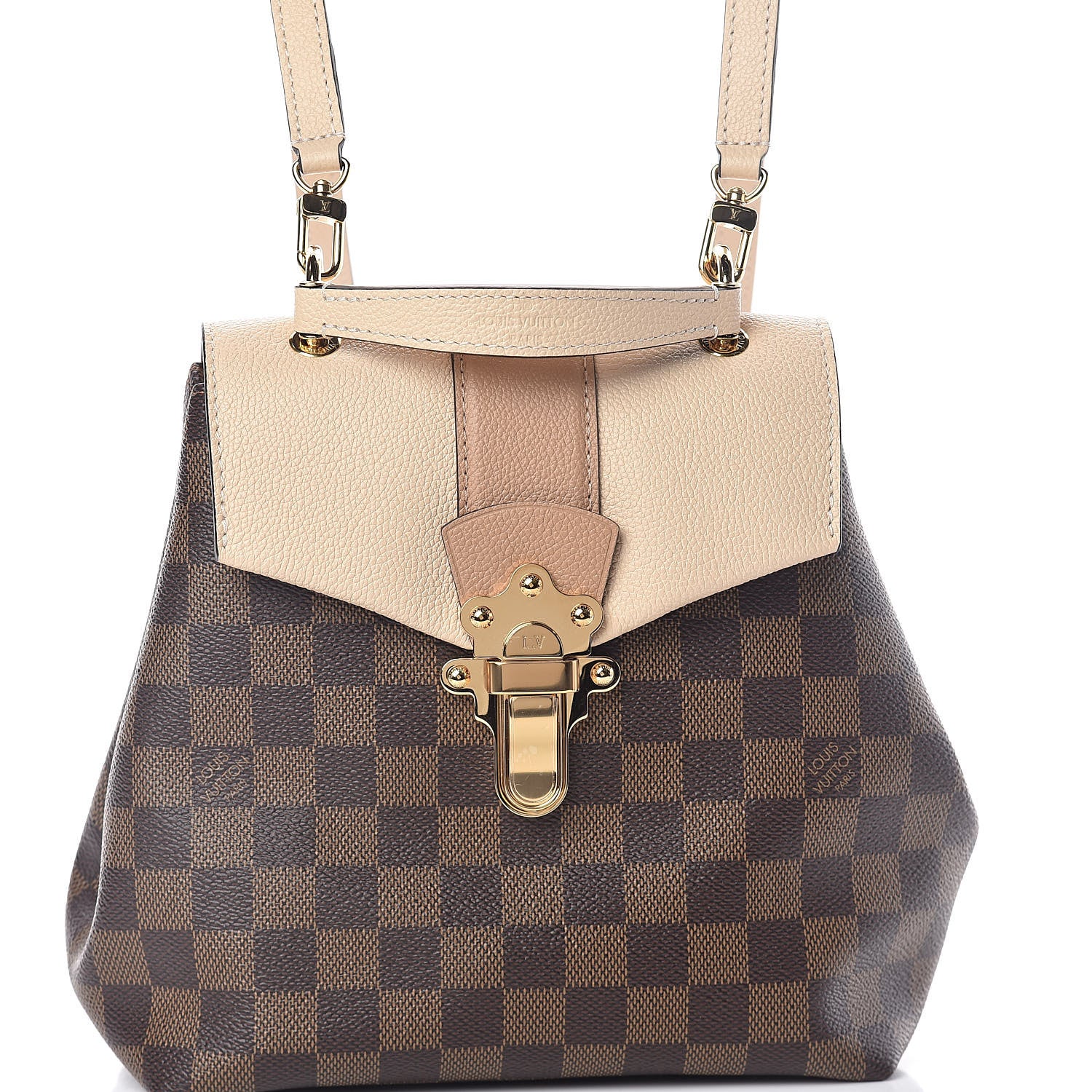 Louis Vuitton Damier Ebene Clapton Backpack Creme 6 of 8