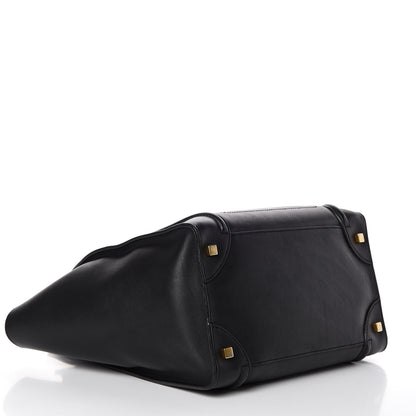 Celine Smooth Calfskin Mini Luggage Black 4 of 8