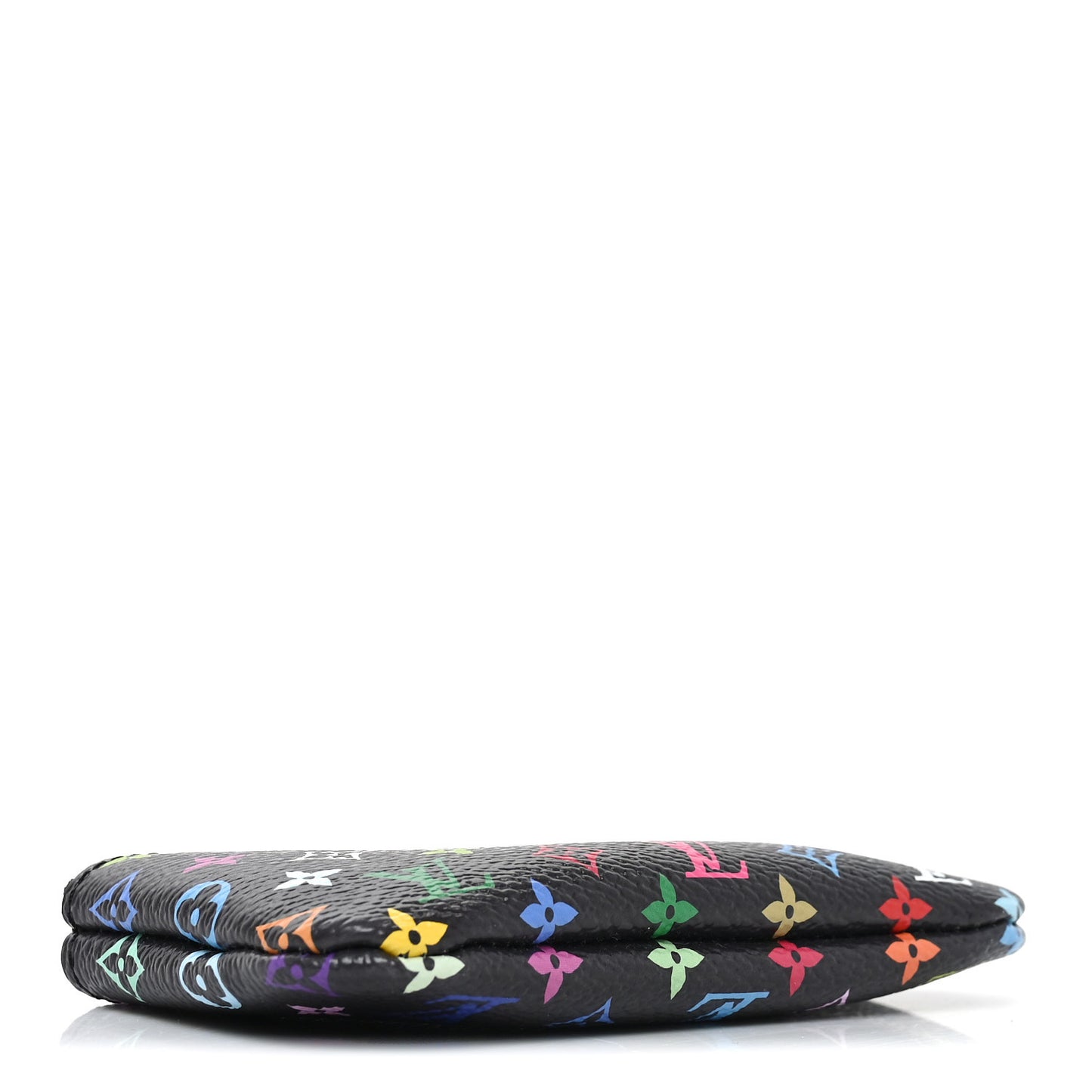 LV X TM Monogram Multicolor Key Pouch Black
