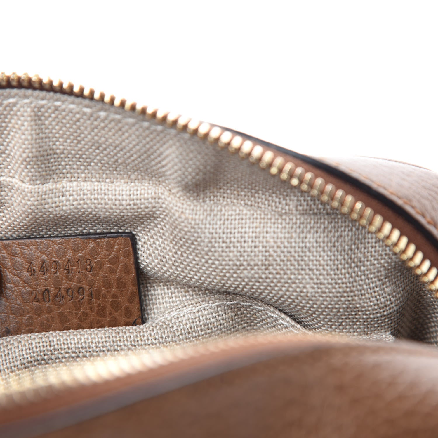 Gucci Monogram Mini Bree Messenger Bag Beige Tabacco 8 of 9