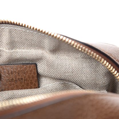 Gucci Monogram Mini Bree Messenger Bag Beige Tabacco 9 of 12