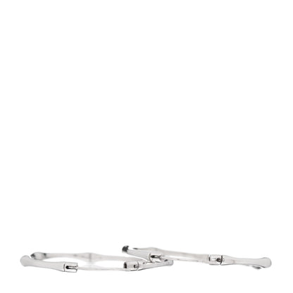 Gucci Sterling Silver Bamboo Hoop Earrings 4 of 4