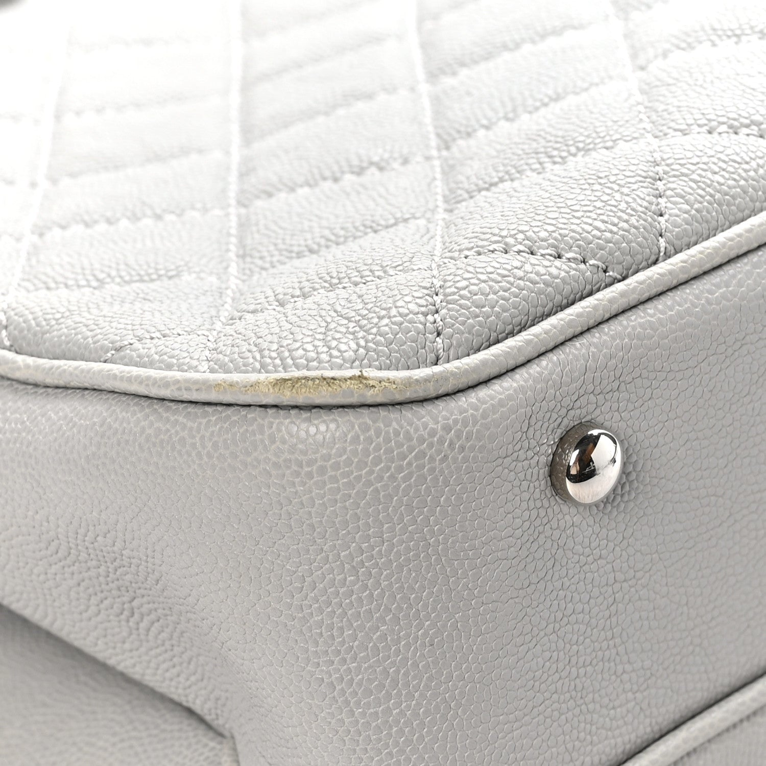 Chanel Caviar Quilted Large Urban Companion Top Handle Shopping Tote Grey 9 of 13