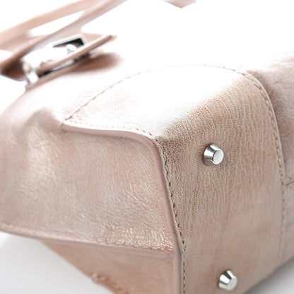 Alexander McQueen Metallic Grained Goatskin Small Legend Satchel Pink 16 of 17