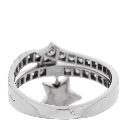 Chanel 18K White Gold Diamond Étolie Filante Ring 55 7.25 3 of 4