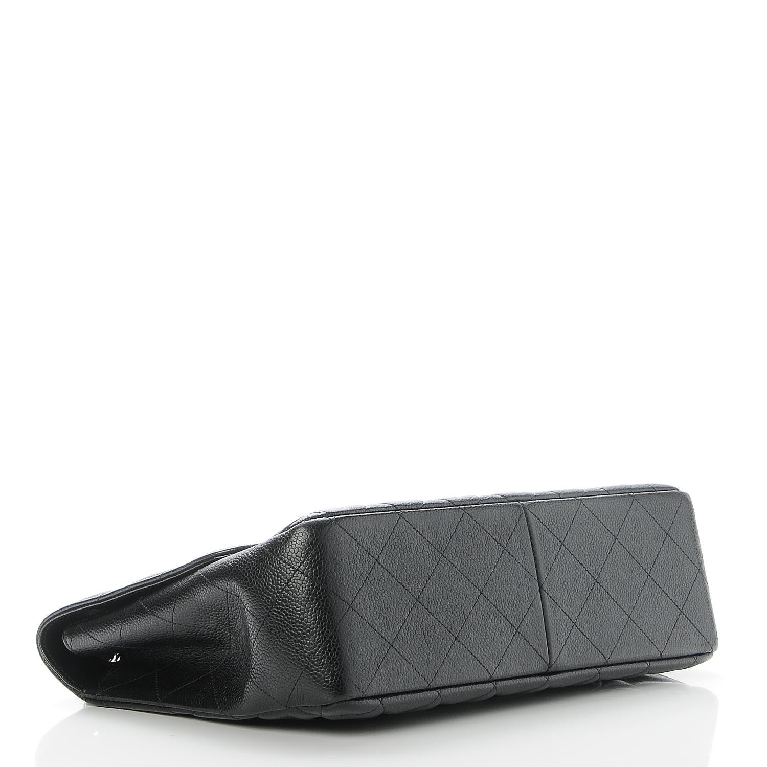 Chanel Caviar Quilted Jumbo Single Flap Black 5 of 8