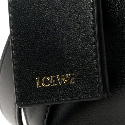 Loewe Nappa Lambskin Small Featherlight Puzzle Bag Black 8 of 11