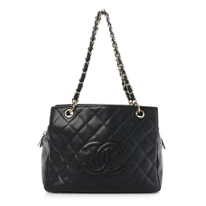 Chanel Caviar Quilted Petit Timeless Tote PTT Black 1 of 11