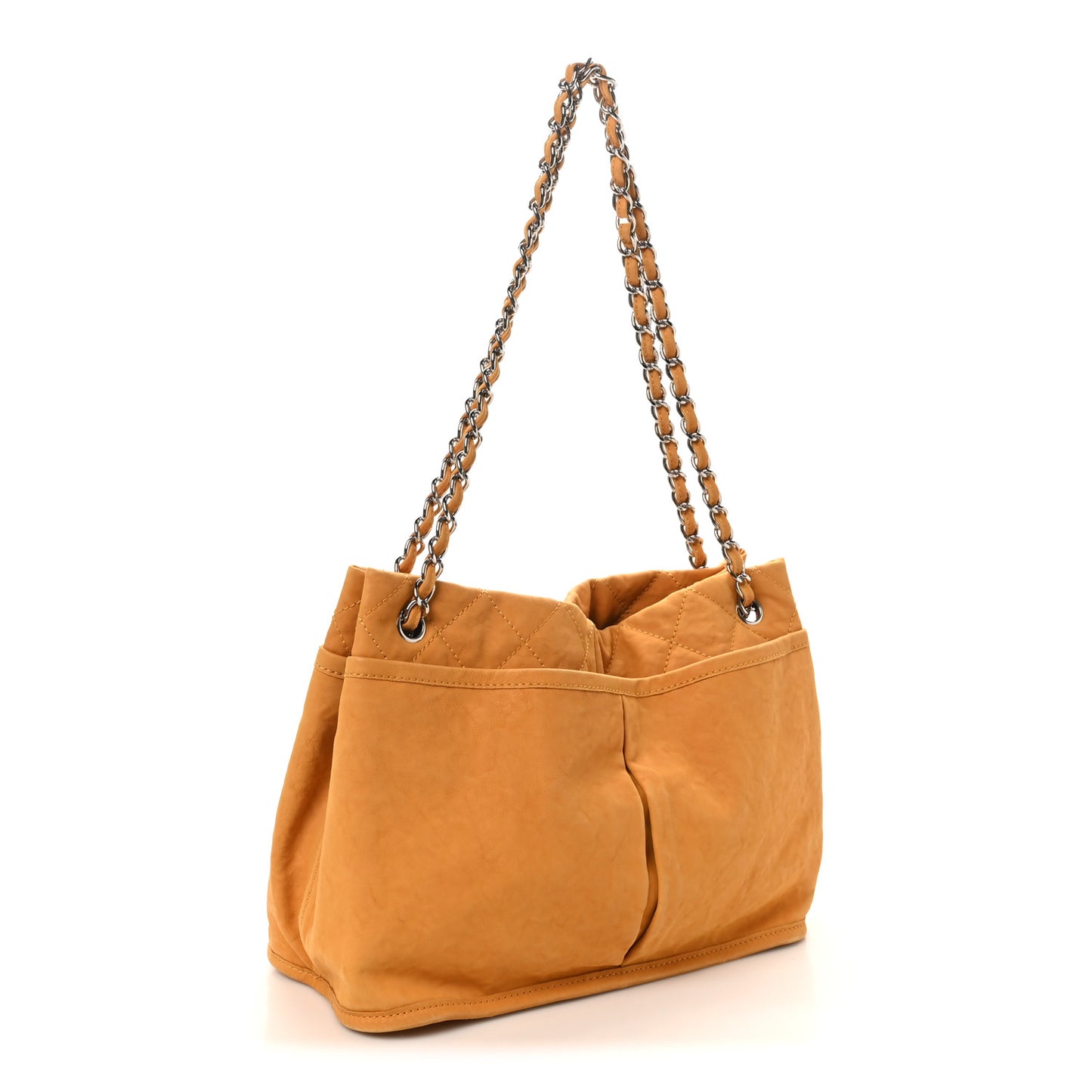 Ultra Soft Suede Calfskin Natural Beauty Tote Yellow