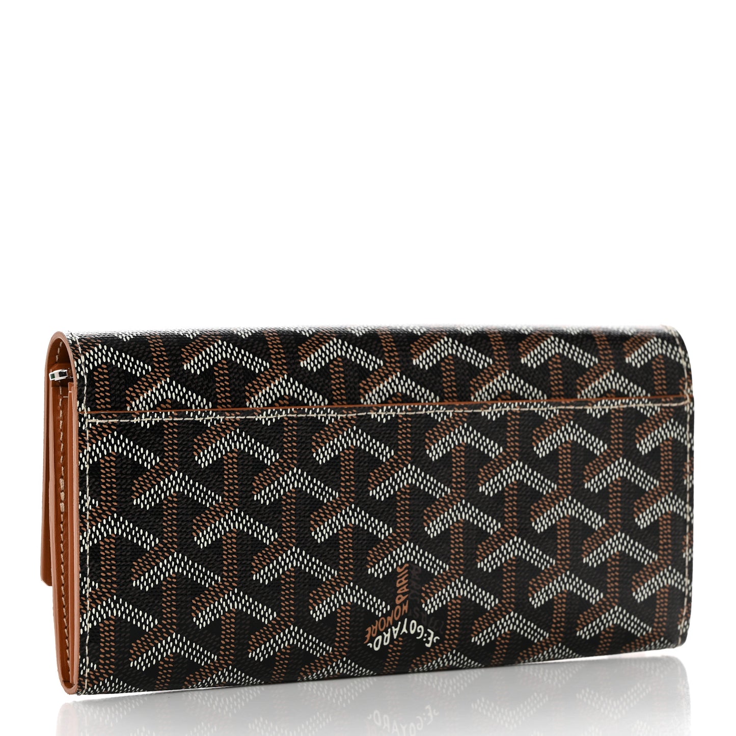 Goyardine Varenne Long Wallet Black Gold